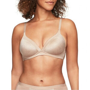 Warners Blissful Benefits Back Smoothing Comfort Wireless Lift T-Shirt Bra 34C